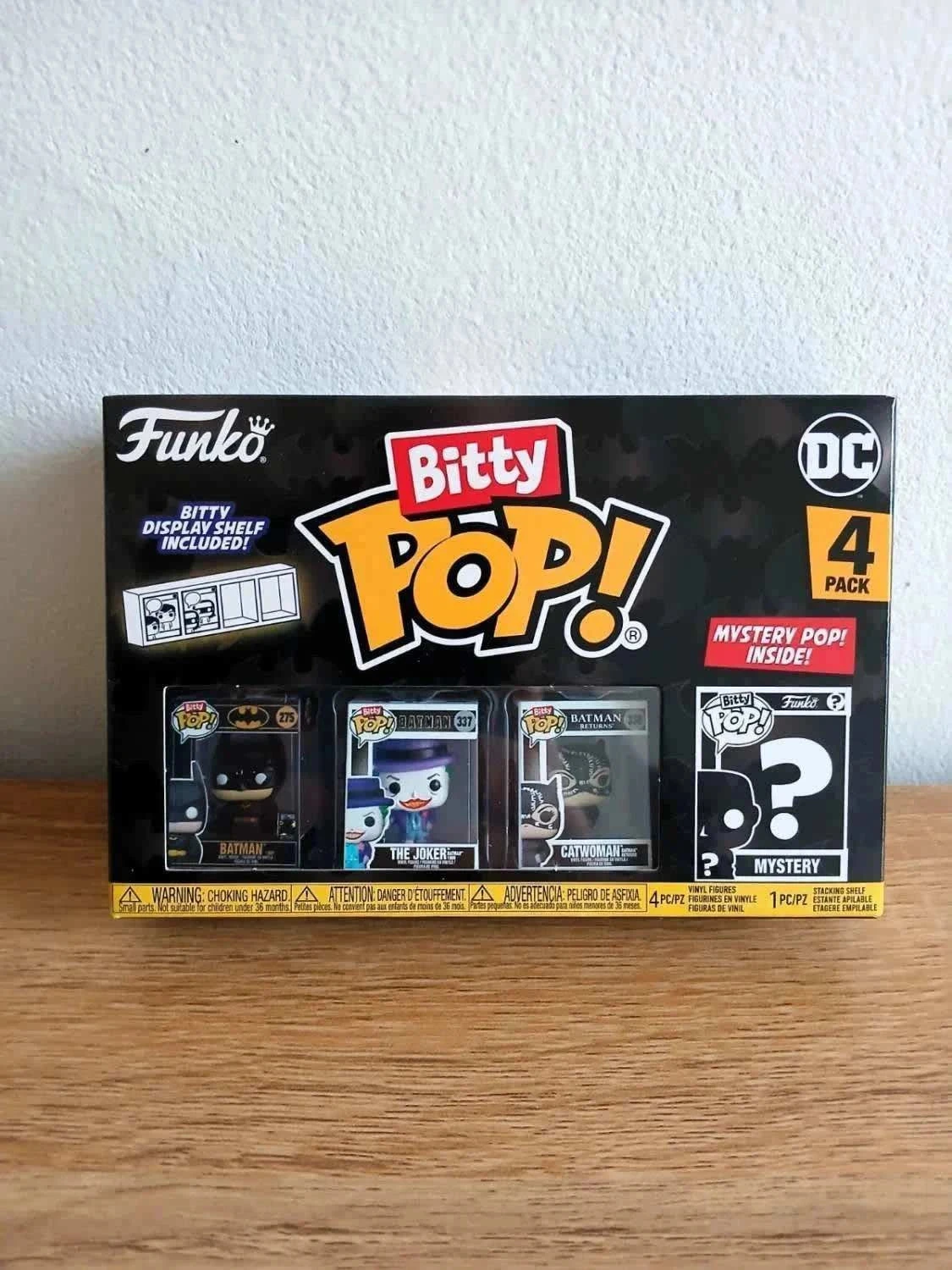 Pack 4 figurines Bitty POP! Batman 85th Funko